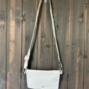 Elegant Gray Crossbody Bag
